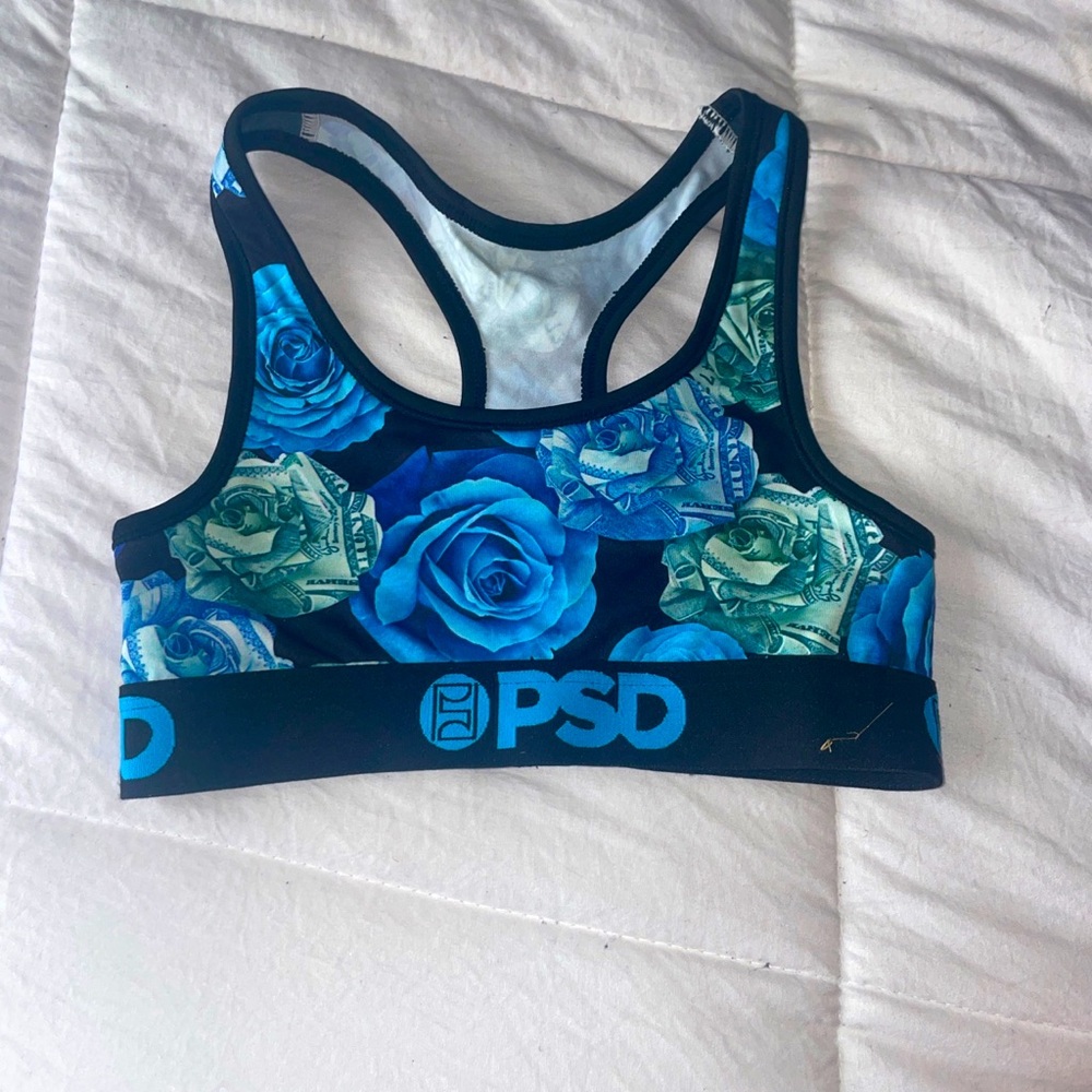 blue psd sports bra ❣️